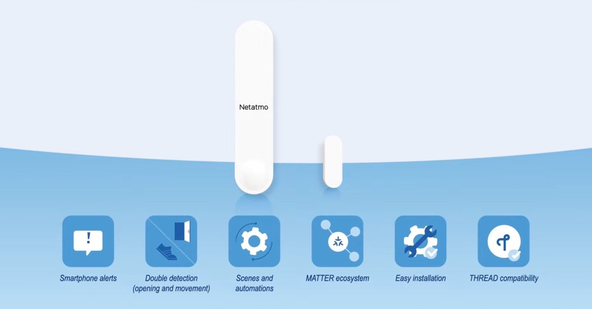 Netatmo Security Sensor es compatible con Matter y HomeKit
