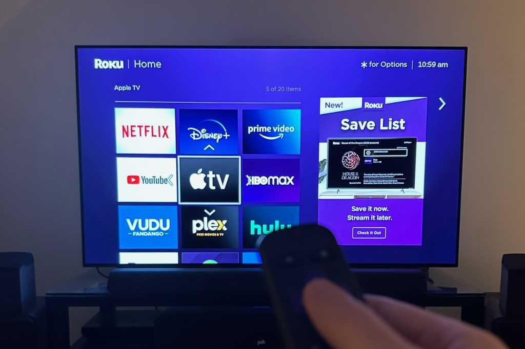 How to move or remove Roku channels