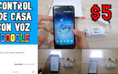 ⚡Encender luces con voz – domótica para el hogar