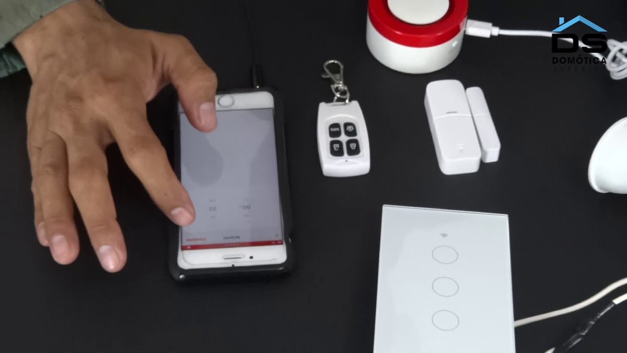 Automatización de luces con alarma. Automatización de luces con alarma.
