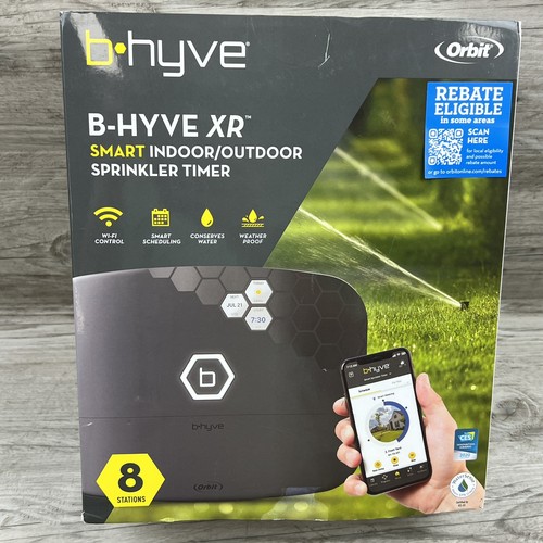 Smart Sprinklers: Riego Eficiente y Automatizado Órbita 57985 B-Hyve XR 8 zonas Smart Indoor / Outdoor Sprinkler Controider