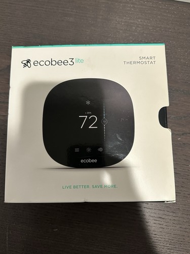 Termostato inteligente ecobee3 lite - Negro (EB-STATE3LT-02)