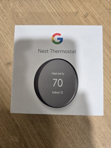 Smart Thermostats: Eficiencia y Control en Tu Hogar Termostato inteligente Google Nest, carbón - GA02081-US NUEVO EN CAJA