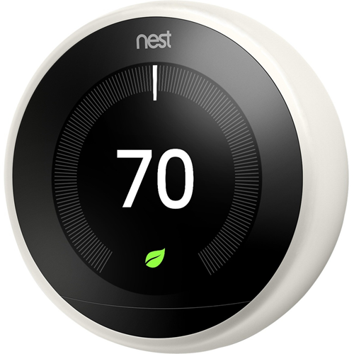 Ventajas de los smart thermostats para tu hogar Termostato de aprendizaje CERTIFICADO Google Nest de tercera generación con base: blanco T3017US G