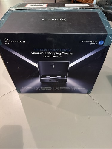 Mejores robotic vacuums: Limpieza automática para tu hogar Robot aspirador ECOVACS DEEBOT X1 Plus - Caja abierta negra Nuevo